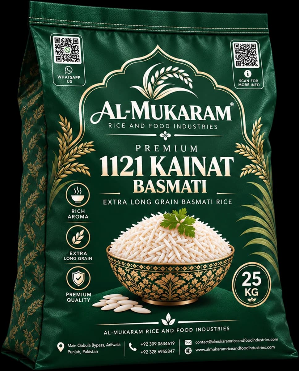 1121 Kainat Basmati 25 kg pack